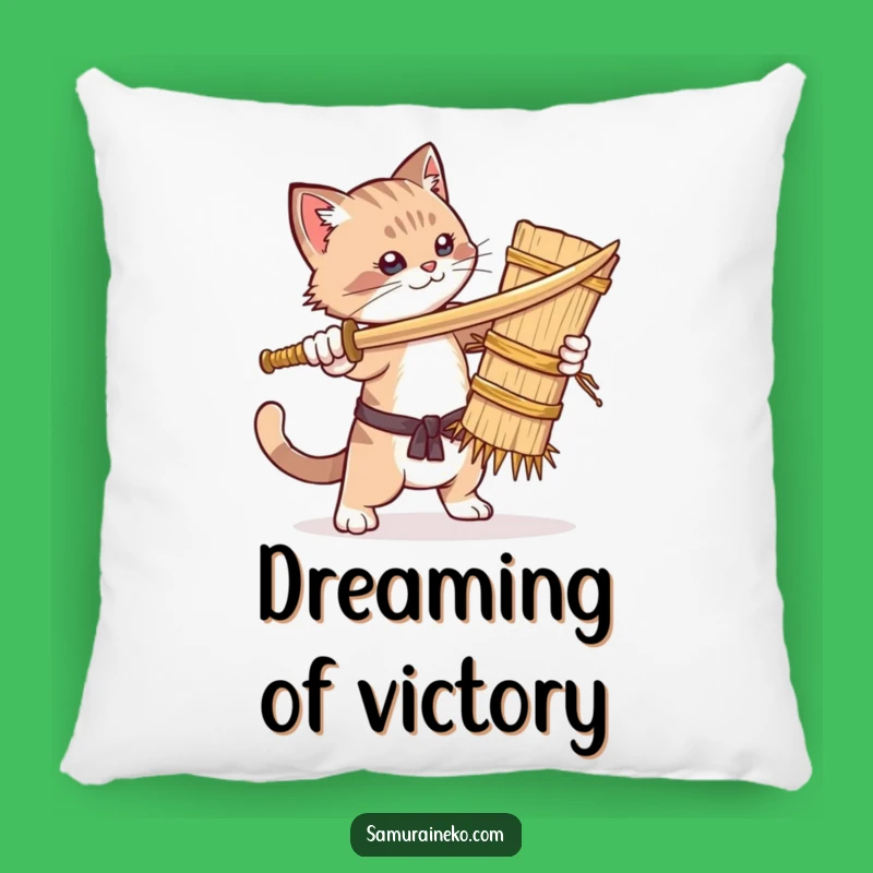 Funny Cat Combat Pillow: Soft & Hilarious Cuddle Bud for Cozy Laughs