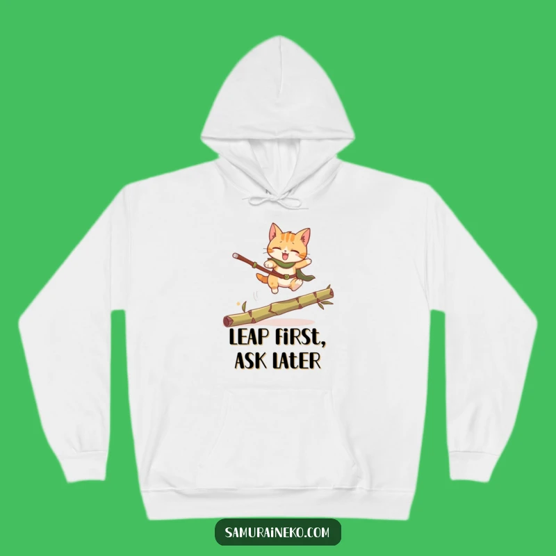 Funny Cat Warrior Hoodie: Cozy Comfort & Hilarious Feline Adventure!