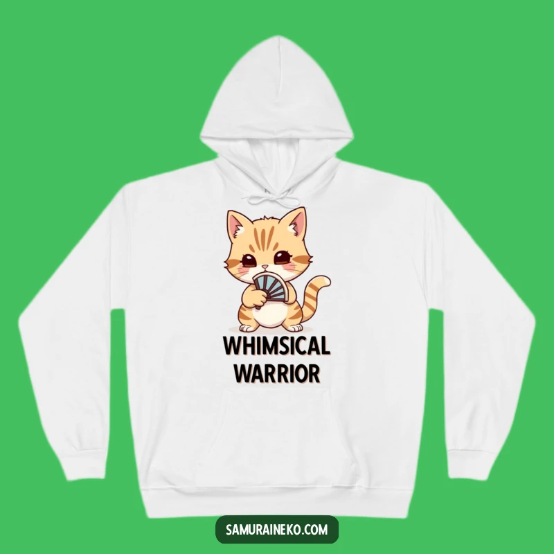 Funny Cat Duelist Hoodie: Cozy Fan Warrior Style, Whimsical Gift