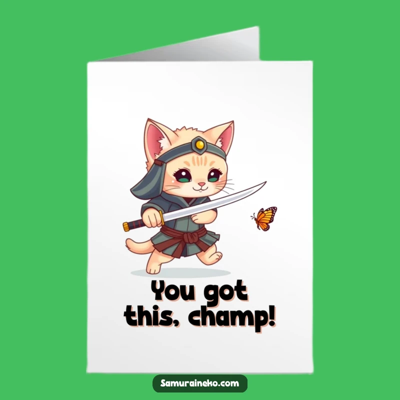 Celebrate their victory with a dash of cute chaos using this free printable congrats card. Print at home for a unique congratulatory message.